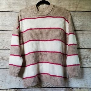 American Eagle Striped Knit Sweater Size Small